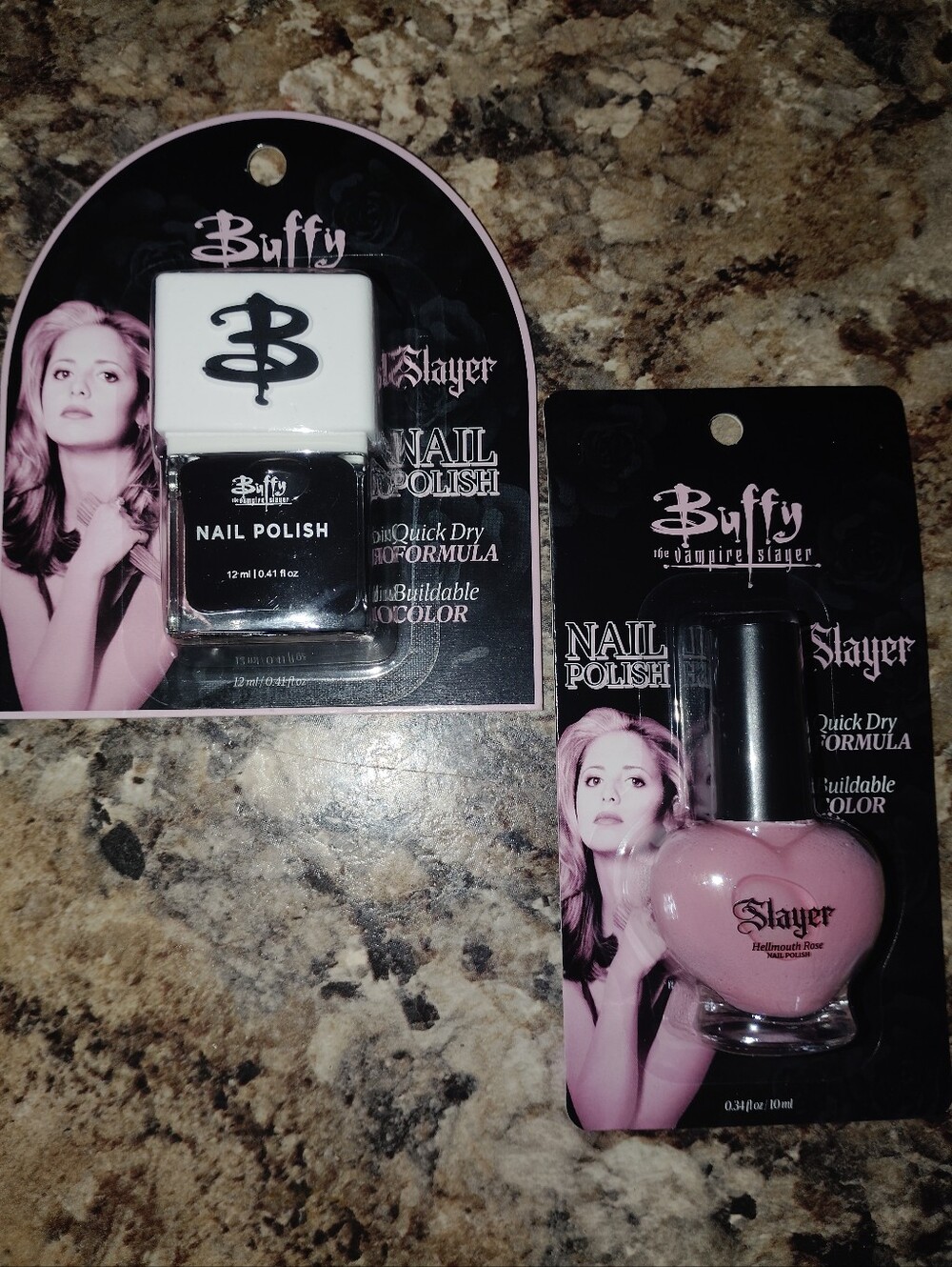 Buffy Slayer Pink Nail Polish - Soft Rose Shade New